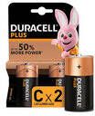 Duracell batterij Plus 100% D blister van 2 stuks