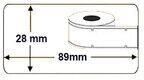 Dymo Huismerk 99010 S0722370 Labels (89x28mm) Verwijderbaar
