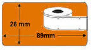 Dymo Huismerk 99010 S0722370 Labels Oranje (89x28mm)