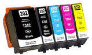Epson Huismerk 202XL Inktcartridges Multipack (2x zwart + 3 kleuren)