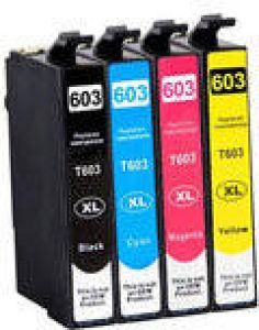 Epson Huismerk 603XL Inktcartridges Multipack (zwart + 3 kleuren)