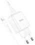 Hoco N2 Vigour Compacte USB Oplader + USB Lightning oplader Wit (N2LW) - Thumbnail 1
