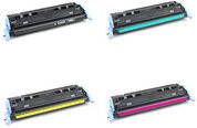 HP Huismerk 124A (Q6000A-Q6003A) Toners Multipack (zwart + 3 kleuren)