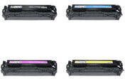 HP Huismerk 125A (CB540A-CB543A) Toners Multipack (zwart + 3 kleuren)