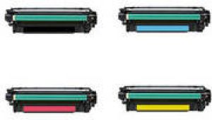 HP Huismerk 650A (CE270A-CE273A) Toners Multipack (zwart + 3 kleuren)