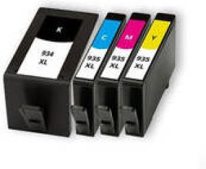 HP Huismerk 934 935 XL Inktcartridges Multipack (zwart + 3 kleuren)