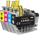 Huismerk Brother LC-422XL Inktcartridges Multipack (zwart + 3 kleuren)