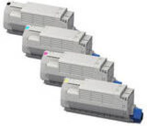 OKI Huismerk C712 (46507613-46507616) Toners Multipack (zwart + 3 kleuren)