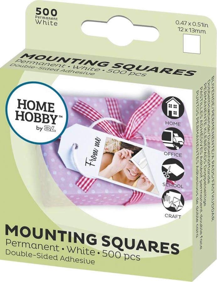 3L Consumer Products 3L fotokleefstrips 12x13 mm doos van 500 stuks