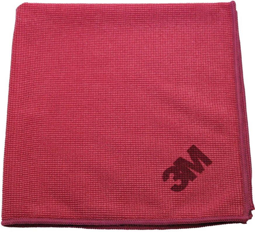 Scotch-Brite Microvezeldoek Essential 360x360mm rood 10 stuks