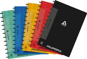 Adoc Classic schrift ft A4 144 bladzijden geruit 5 mm geassorteerde kleuren