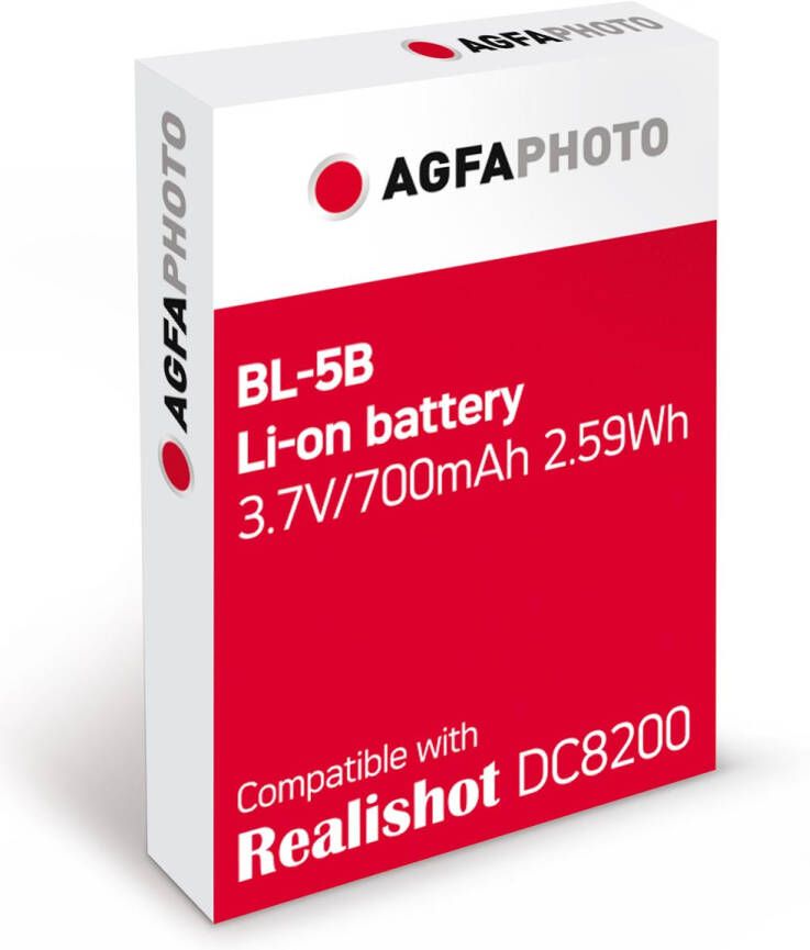 AgfaPhoto reserve batterij voor digitaal fototoestel DC8200