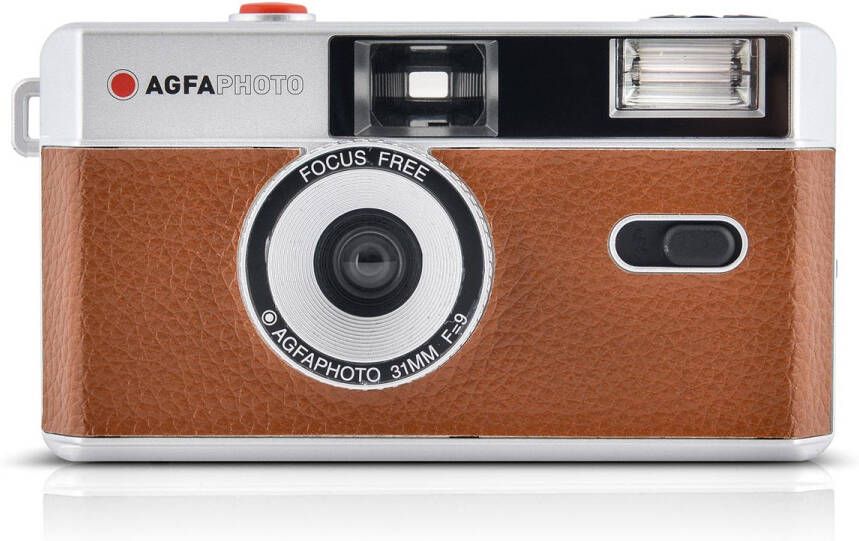 AgfaPhoto retro analoog fototoestel 35mm bruin