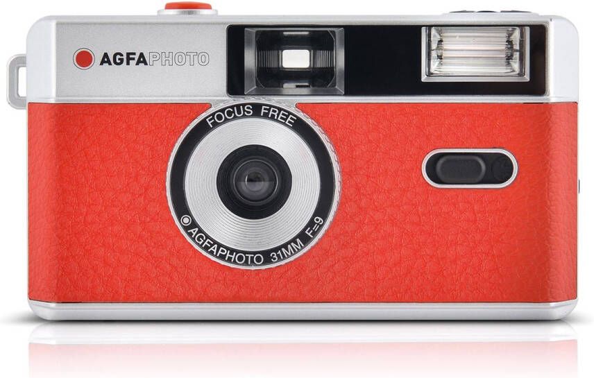 AgfaPhoto retro analoog fototoestel 35mm rood