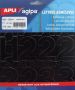 Agipa etiketten cijfers en letters letterhoogte 47 mm 286 cijfers - Thumbnail 2