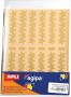 Agipa metallic stickers blister met 288 stuks goud en zilver ster 20 mm - Thumbnail 1