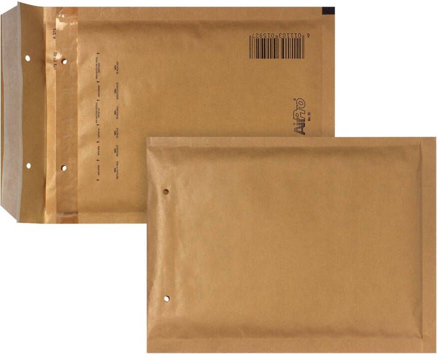 Airpro Bong luchtkussenenveloppen ft 150 x 215 mm met stripsluiting doos van 100 stuks bruin