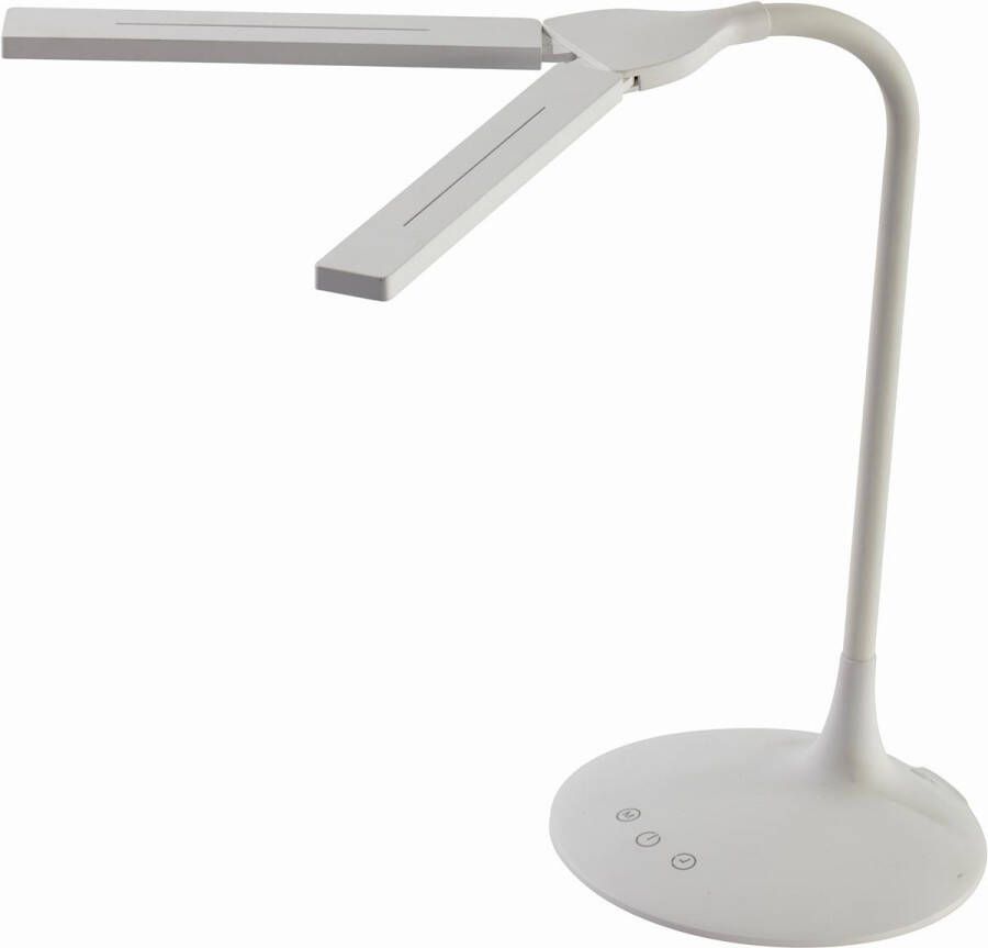 ALBA LED draadloze LED bureaulamp Twin wit