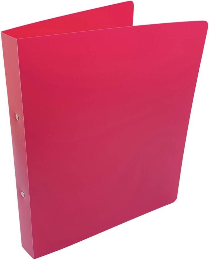 Alpha ringmap voor ft A4 uit PP 2 ringen van 25 mm roze