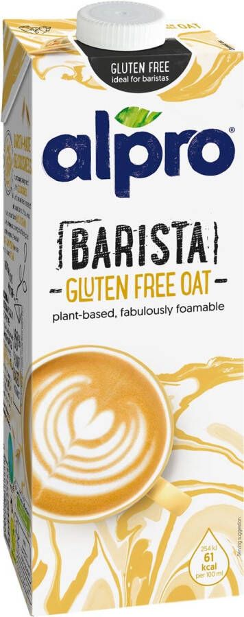 Alpro Barista plantaardige havermelk 1 l pak van 8 stuks