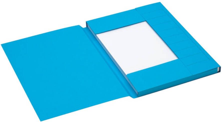 Alzicht by Jalema Secolor dossiermap voor ft A4 uit karton blauw pak van 25 stuks