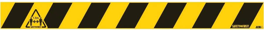 Alzicht by Jalema Vloersticker houd afstand ft 800 x 80 mm