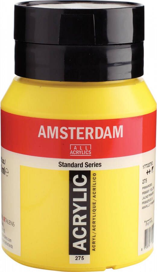 TALENS Amsterdam acrylinkt flesje van 500 ml primairgeel