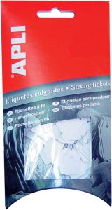 Apli draadetiketten ft 11 x 29 mm (b x h) (7006) etui van 200 stuks