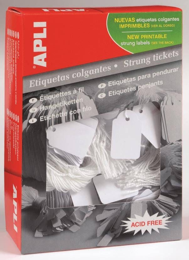 Apli draadetiketten ft 13 x 20 mm (b x h) (387) doos van 1.000 stuks