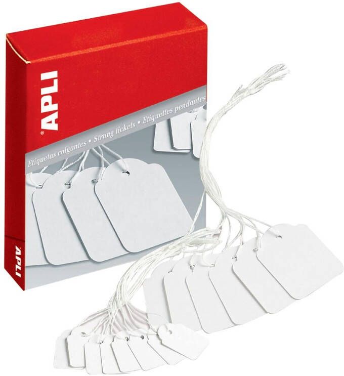 Apli draadetiketten ft 8 x 19 mm (b x h) (381) doos van 1.000 stuks
