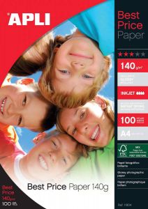 Apli fotopapier Best Price ft A4 140 g pak van 100 vel