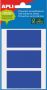 Apli gekleurde etiketten in etui blauw(2072 ) - Thumbnail 1