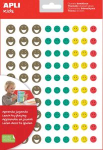 Apli Kids beloningsstickers Happy Smile blister met 12 vellen