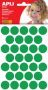 Apli Kids stickers cirkel diameter 20 mm blister met 180 stuks groen - Thumbnail 1