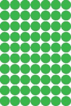 Apli ronde etiketten in etui diameter 19 mm groen 560 stuks 70 per blad