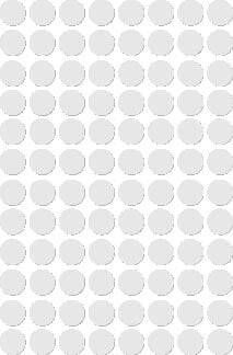 Apli ronde etiketten in etui diameter 8 mm wit 480 stuks 96 per blad (1183)