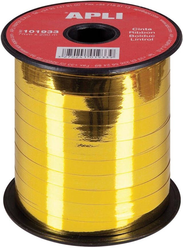 Apli sierlint 7 mm x 250 m goud