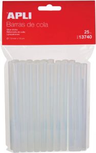 Apli transparante lijmpatronen 7 5 mm ophangzakje met 25 stuks