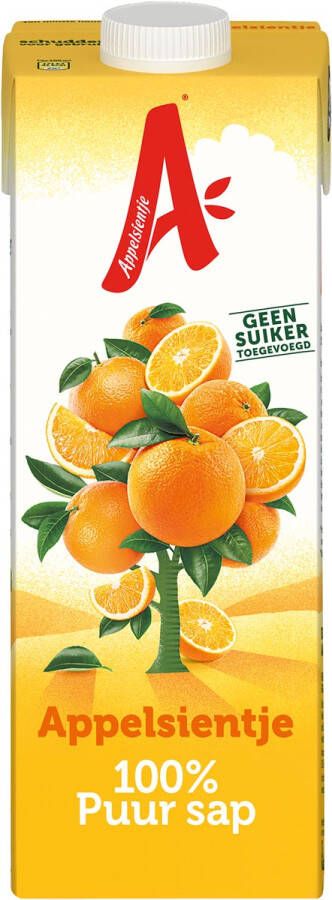Appelsientje sinaasappelsap 1 l pak van 12 stuks