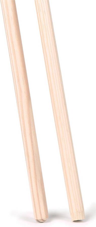 Aqualine Borstelsteel uit hout ft 120 cm x 22 5 mm