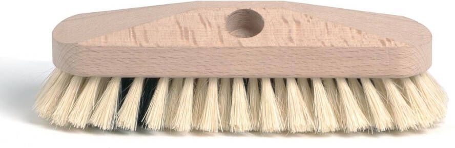 Aqualine Schuurborstel met tampico haren uit ongelakt hout 23 cm