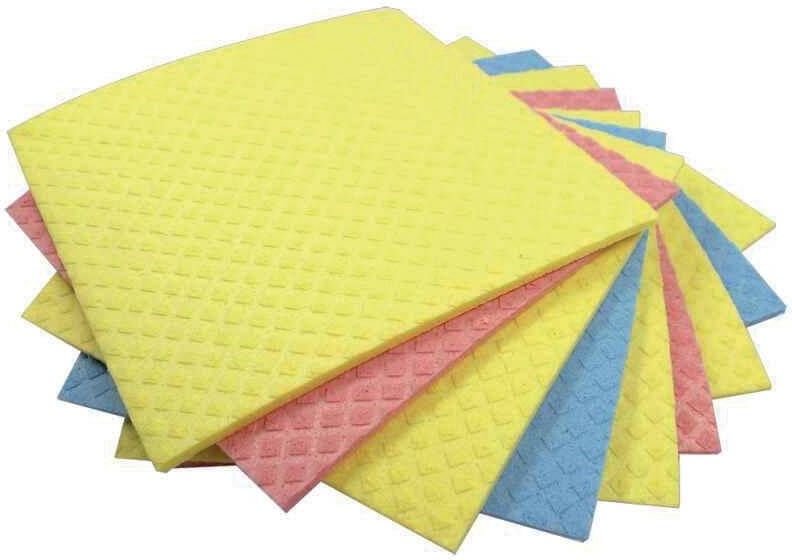 Aqualine vaatdoekjes ft 18 x 20 cm geassorteerde kleuren pak van 5 stuks