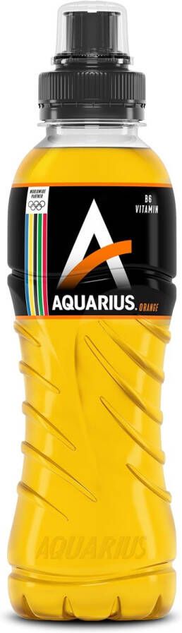 Aquarius Orange frisdrank fles van 50 cl pak van 12 stuks