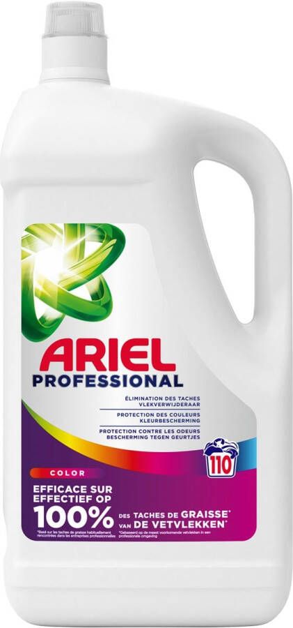 Ariel Professional Color wasmiddel fles van 4 95 liter 110 wasbeurten
