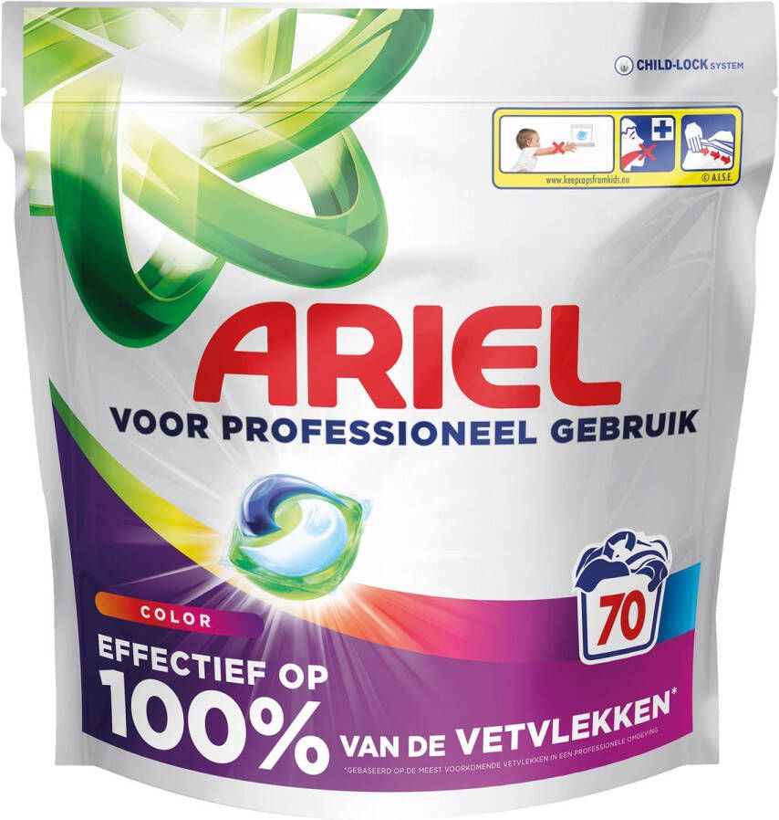 Ariel Professional Formula All-in-1 Color wascapsules pak van 70 stuks