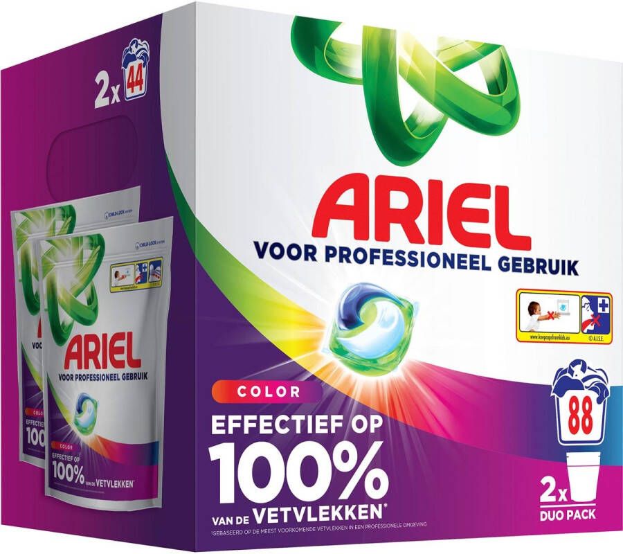 Ariel Professional Formula All-in-1 Colour Protect wascapsules pak van 44 stuks
