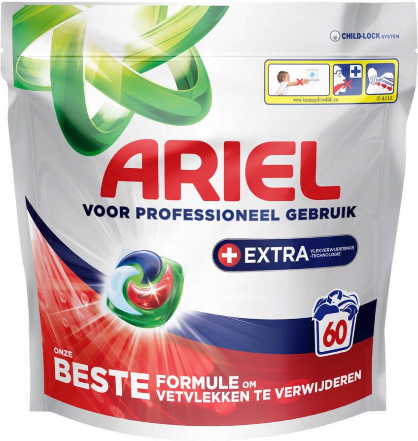 Ariel Professional Formula All-in-1 Extra wascapsules pak van 60 stuks