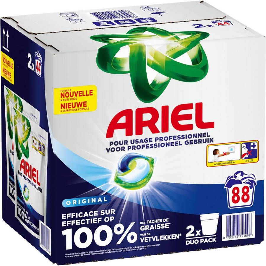 Ariel Professional Formula All-in-1 Original wascapsules pak van 44 stuks