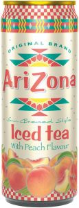 Arizona ijsthee Peach Iced Tea blik van 33 cl pak van 12