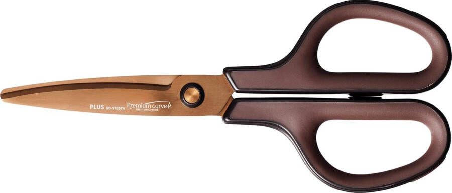 Art Plus FitCut Curve PREMIUM schaar 17 5 cm titanium bladen bruin op blister